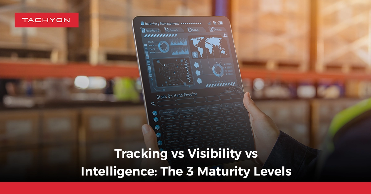 Tracking vs Visibility vs Intelligence The 3 Maturity Levels